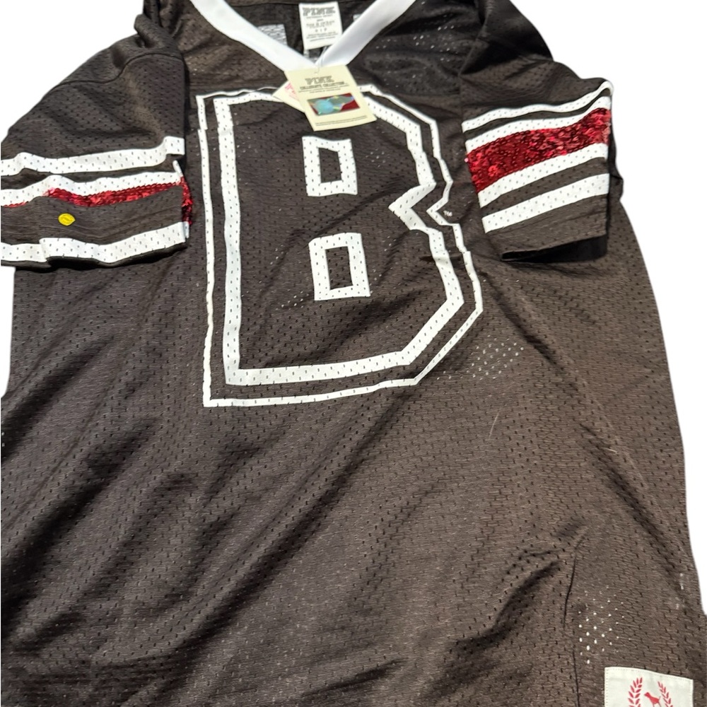 Women’s Victoria Secret Chicago Bears Mesh Black Sports Jersey Sz XS